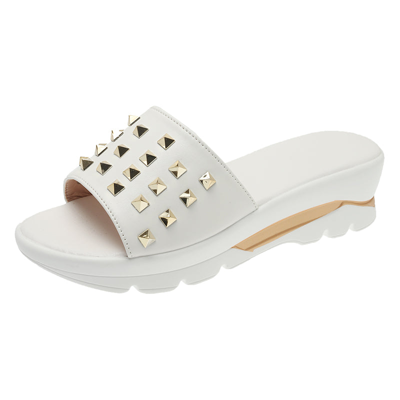 Anaelle- Sandales à rivets décontractées pour femmes
