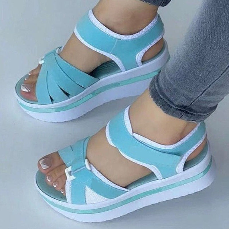 Eden- Sandales à talons Compensées pour femmes