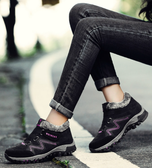 Sylvie- BOTTES CHAUDES ANTIDÉRAPANTES ET CONFORTABLES