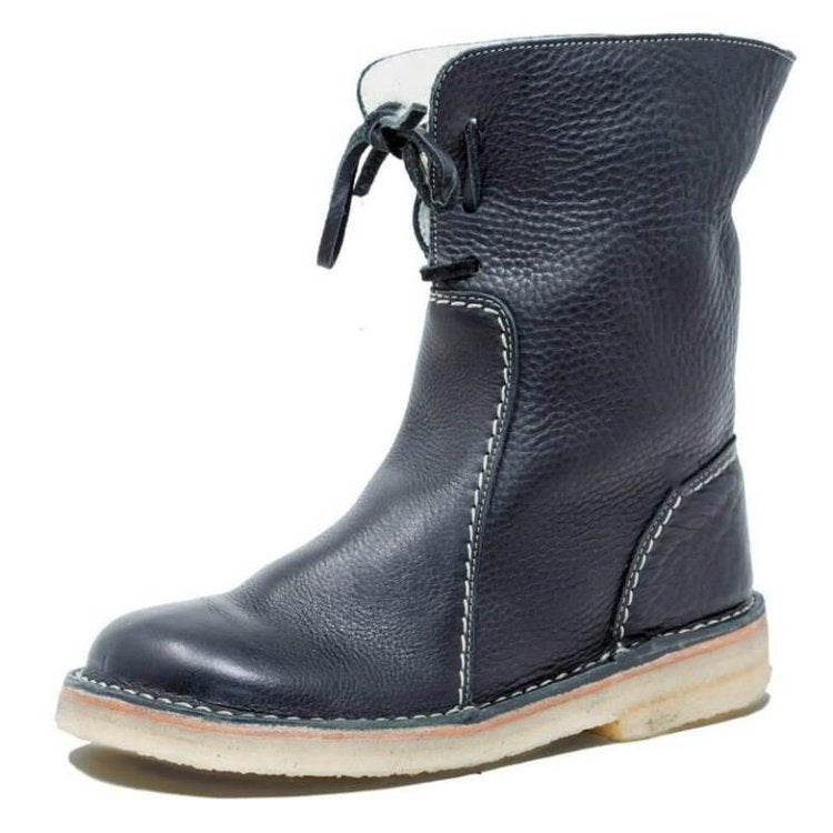 FRIMA- BOTTES IMPERMÉABLES EN CUIR POLAIRE AVEC DOUBLURE EN LAINE pour femmes