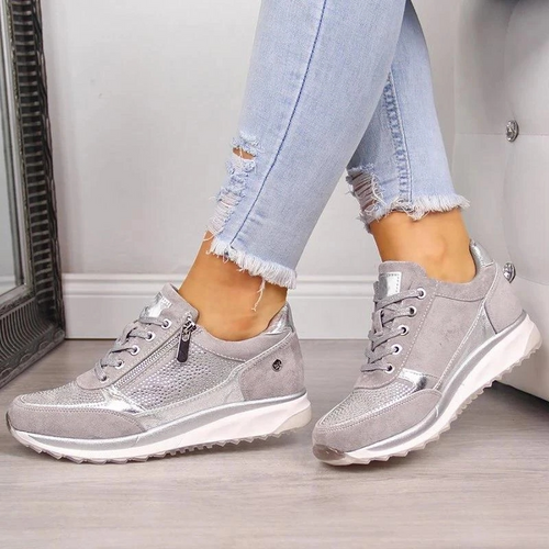 Nadine- Baskets à semelles compensées