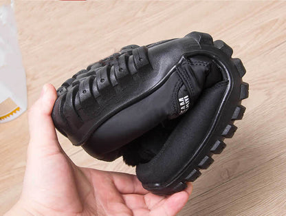 CHERY- Bottines de neige zippées en coton chaud pour femmes