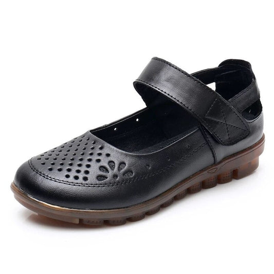 MARIA- chaussures d'été plates à bout rond, confortables