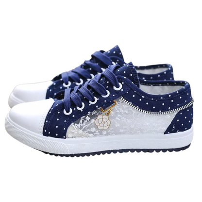 Flore- Chaussures plates à plateforme respirantes et confortables