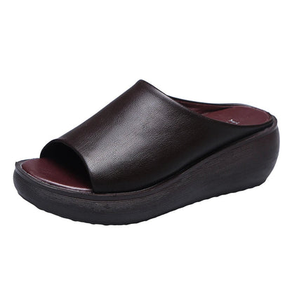 Leonie- Sandales à semelle en cuir pour femmes