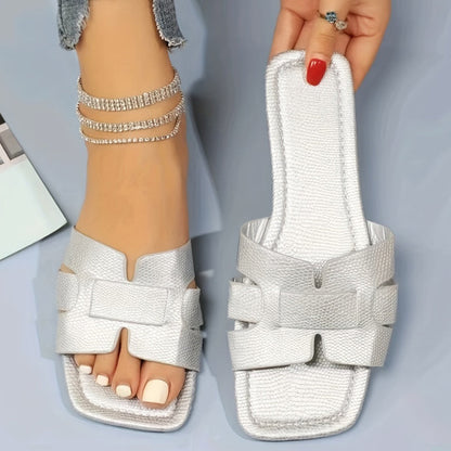 Helena- sandales plates design tendance d'été pour femmes