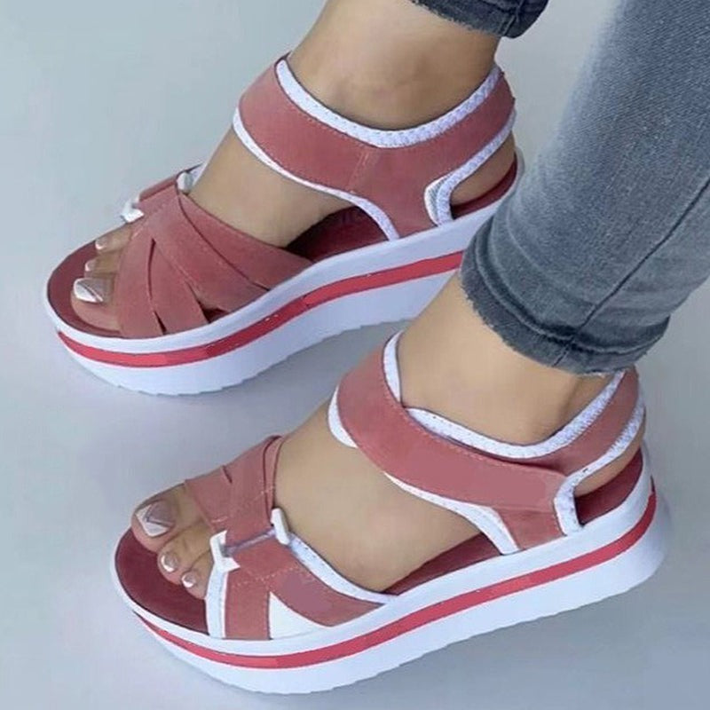 Eden- Sandales à talons Compensées pour femmes