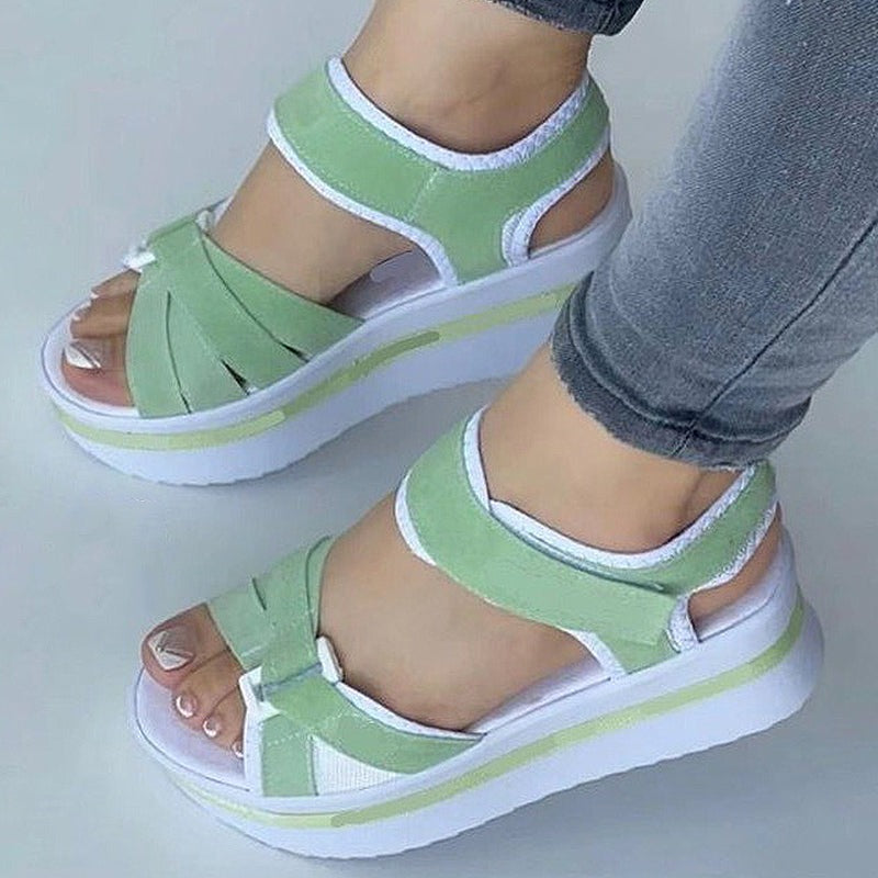 Eden- Sandales à talons Compensées pour femmes