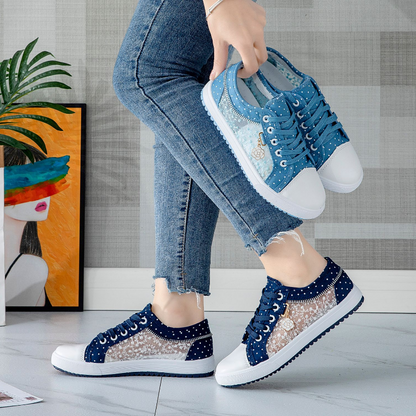 Flore- Chaussures plates à plateforme respirantes et confortables