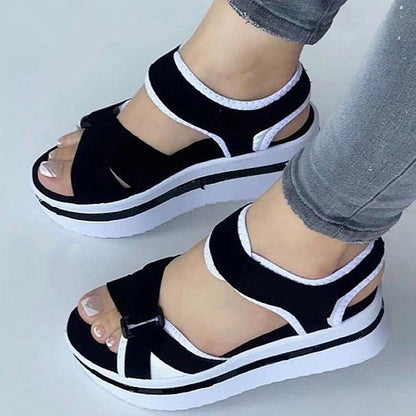 Eden- Sandales à talons Compensées pour femmes