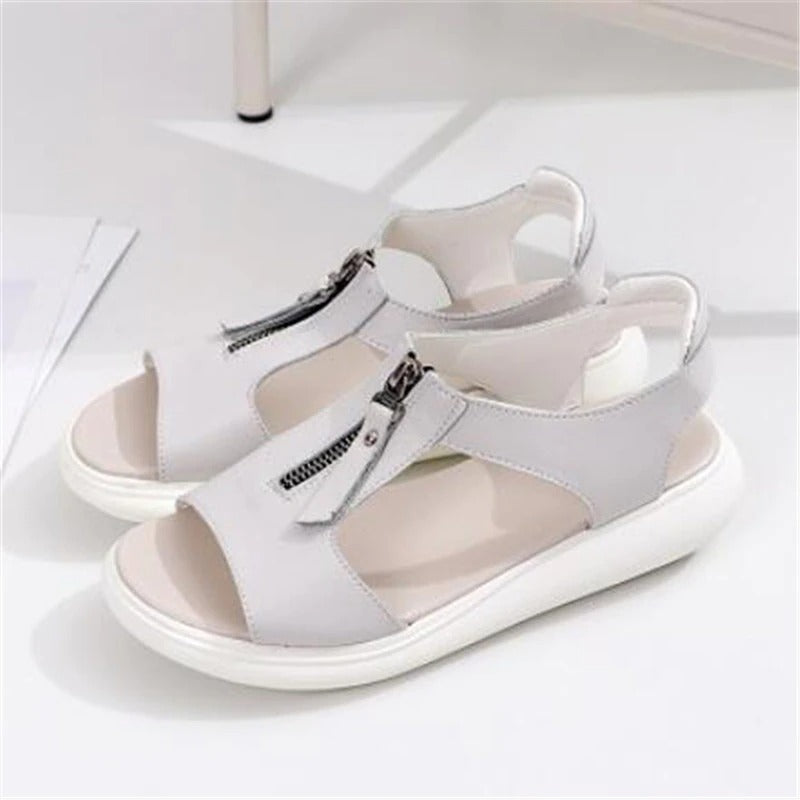 LINNA-Sandales en cuir confortables & élégantes