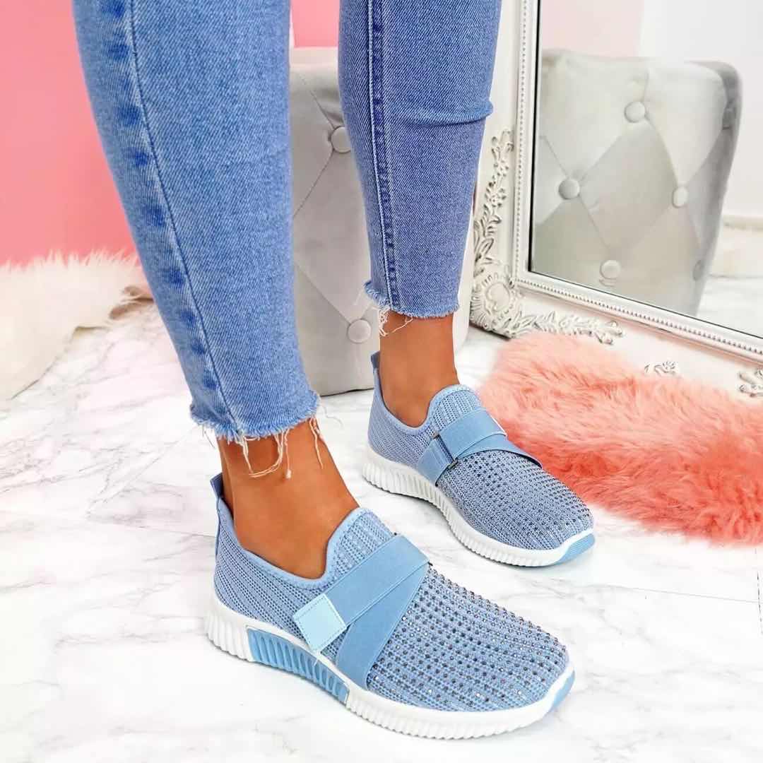 Luce- chaussures tissée décontractées à plateforme pour femmes
