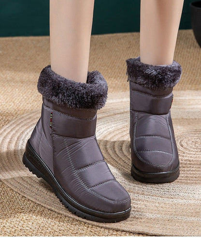 Carole- Bottines chaudes antidérapantes pour femmes