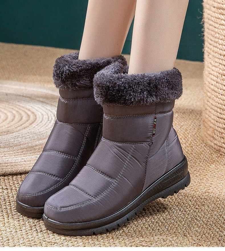 Carole- Bottines chaudes antidérapantes pour femmes