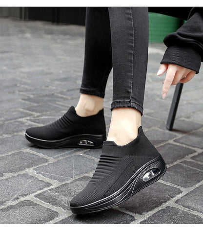 CELINE- Baskets de marche Confortables élastiques